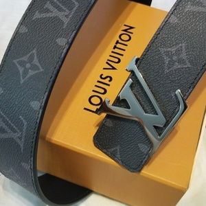 😘Authentic Louis Vuitton Belt Black Eclipse Mono